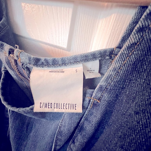 NWT C/MEO OUT OF SIGHT DENIM JUMPSUIT SZ 4US NEVER BEEN WORN - Picture 4 of 6